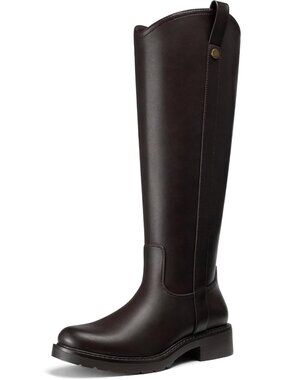 Stylish Women’s Knee High Riding Boots - 1.4" Low Heel, Comfortable & Chic